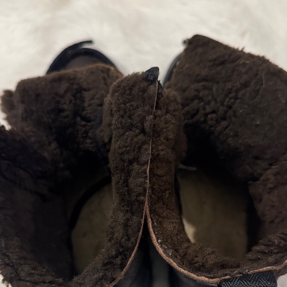 Canterbury New Zealand Men Brown Sheepskin Wool Lined Boot Size EU 42 pre-owned